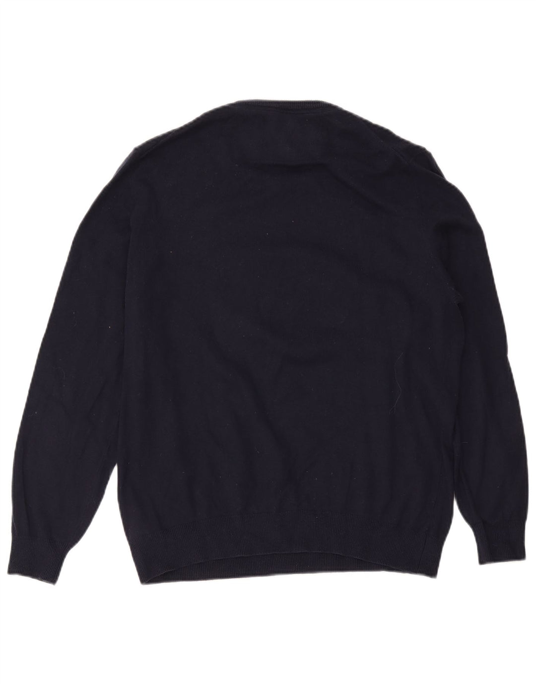 Guess Herre Grafisk Boat Neck Jumper Sweater UK 40 Medium Navy Blue