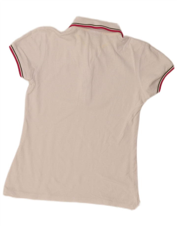Diadora Dame Polo Shirt UK 10 Small White