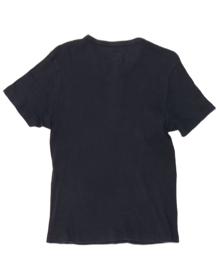 Levi's Dame T-Shirt Top UK 14 Large Navy Blue