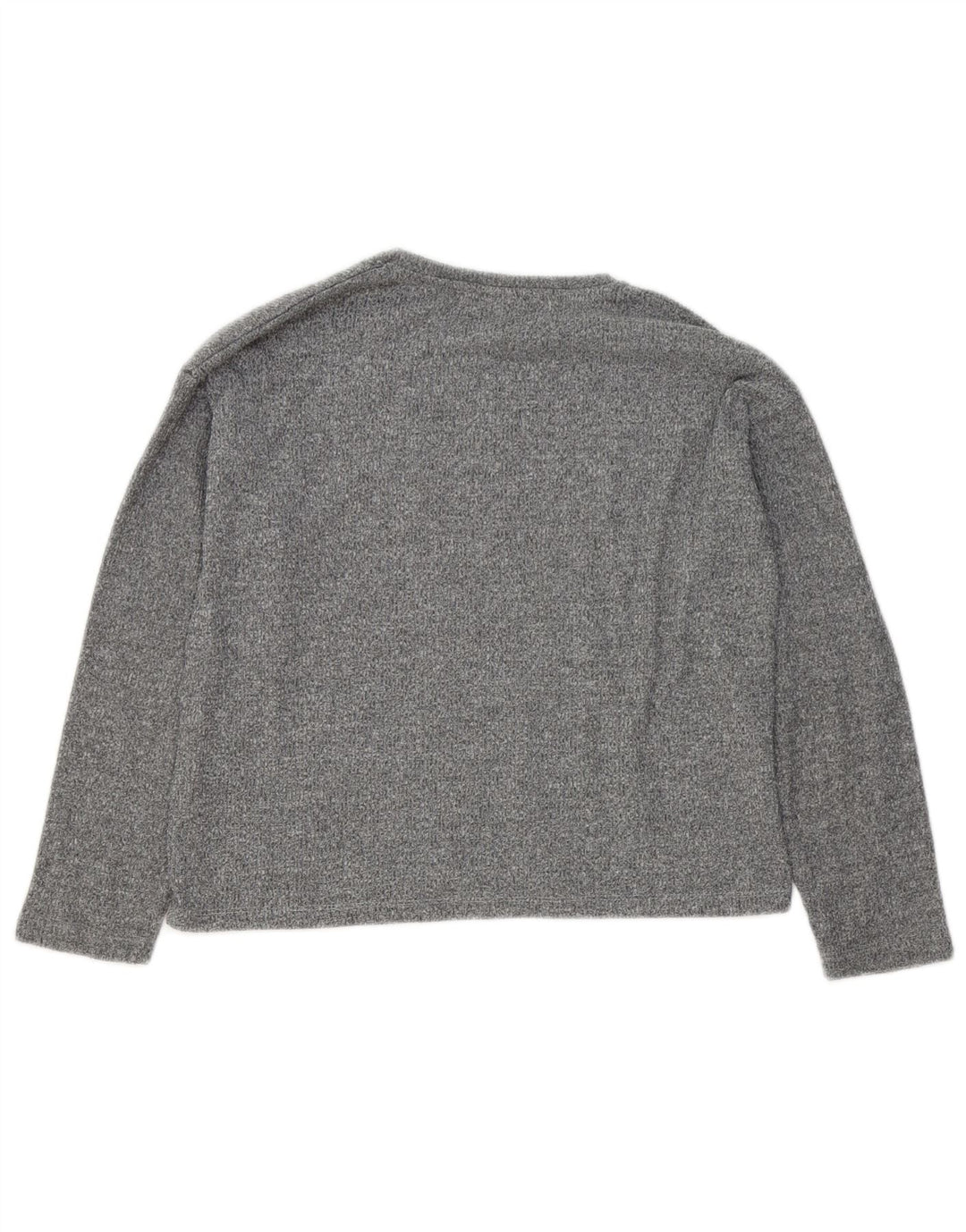 Zara Girls Grafisk Top Langærmet 11-12 År Grå Polyester