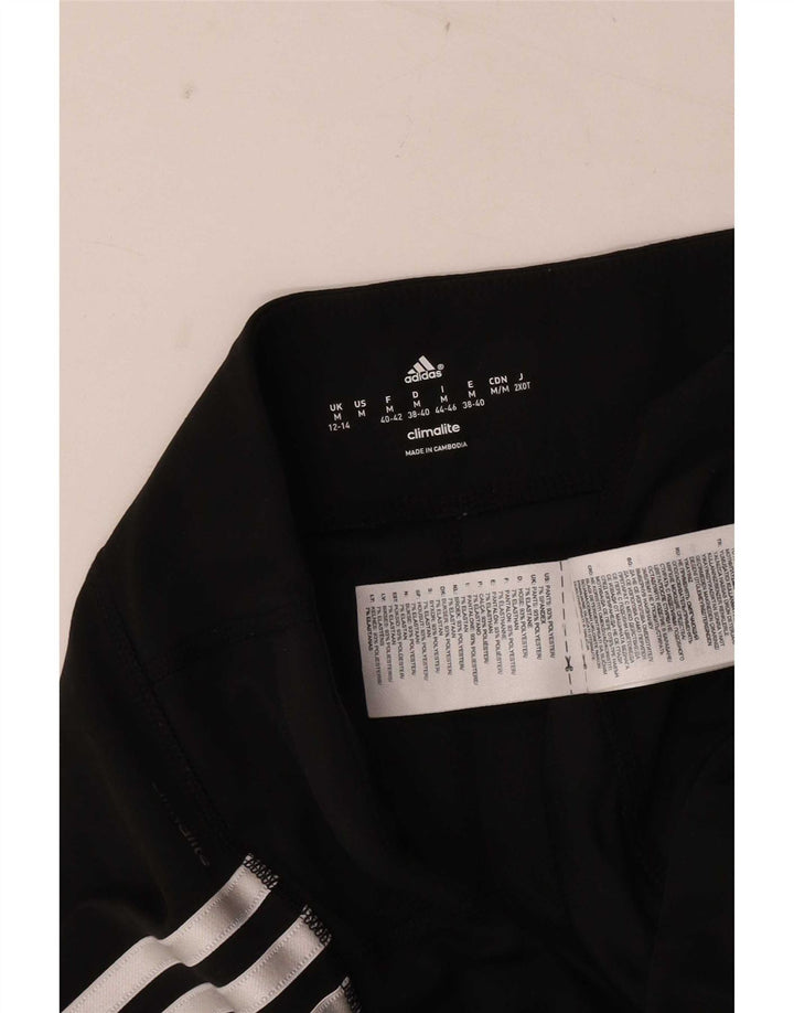 Adidas Træningsdragtsbukser til kvinder UK 12/14 Medium Sort Polyester
