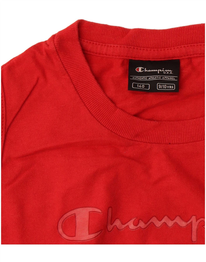 Champion Drenge Grafisk Vest Top 9-10 År Rød