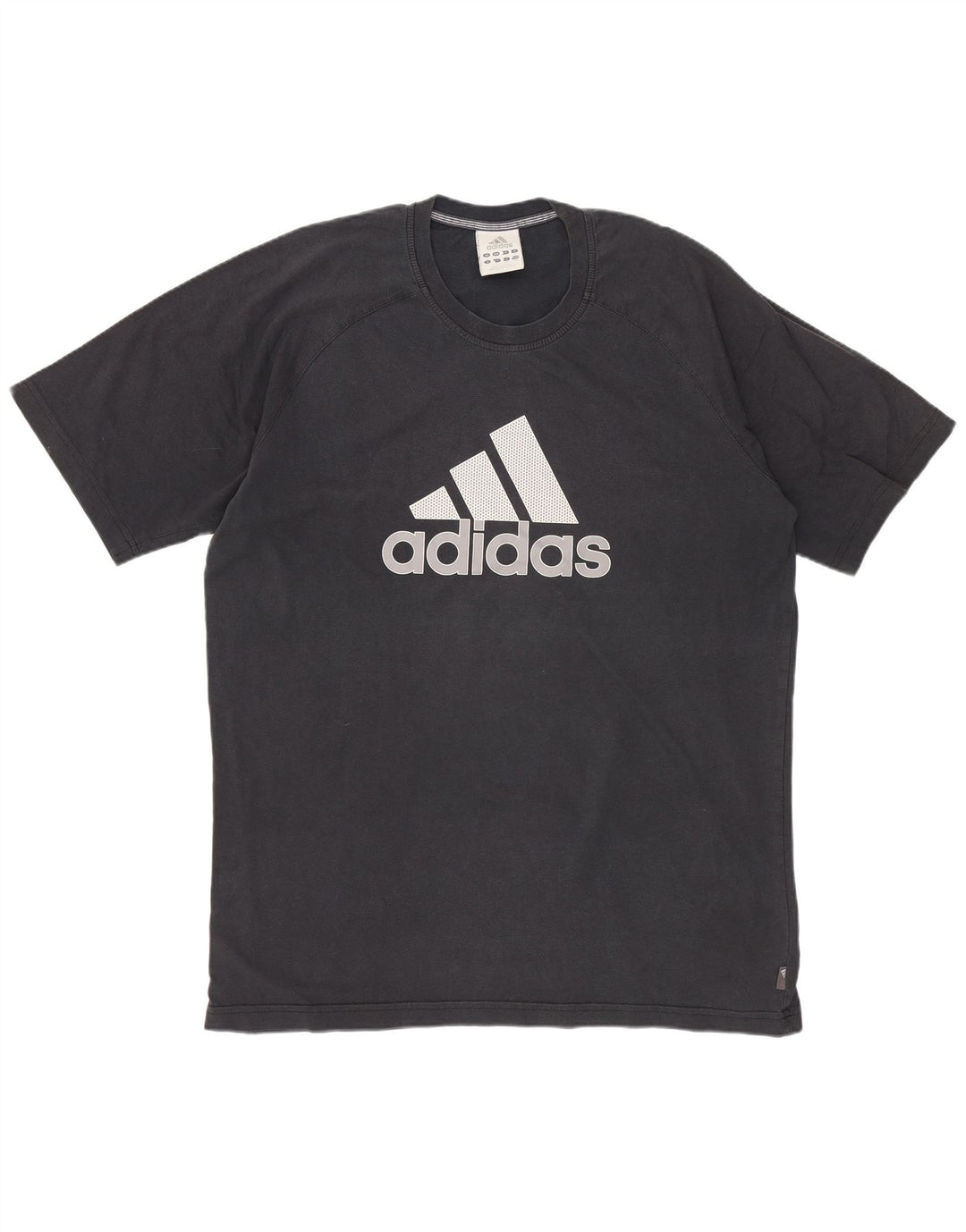 ADIDAS Grafisk T-shirt top til mænd, stor sort bomuld