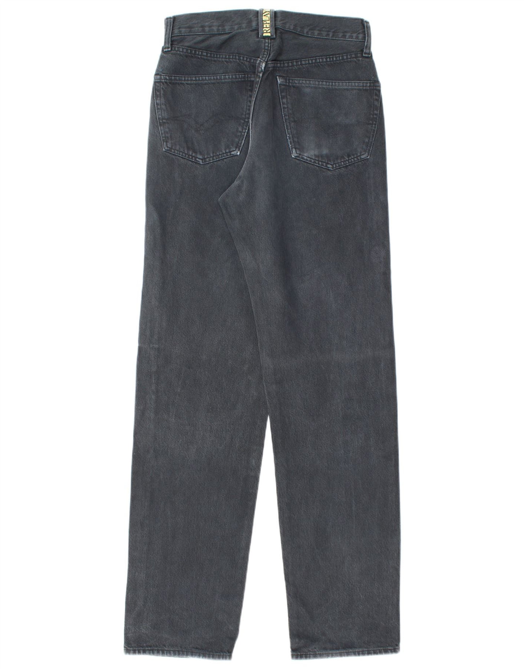 Replay Herre Straight Jeans W28 L32 Grå Bomuld