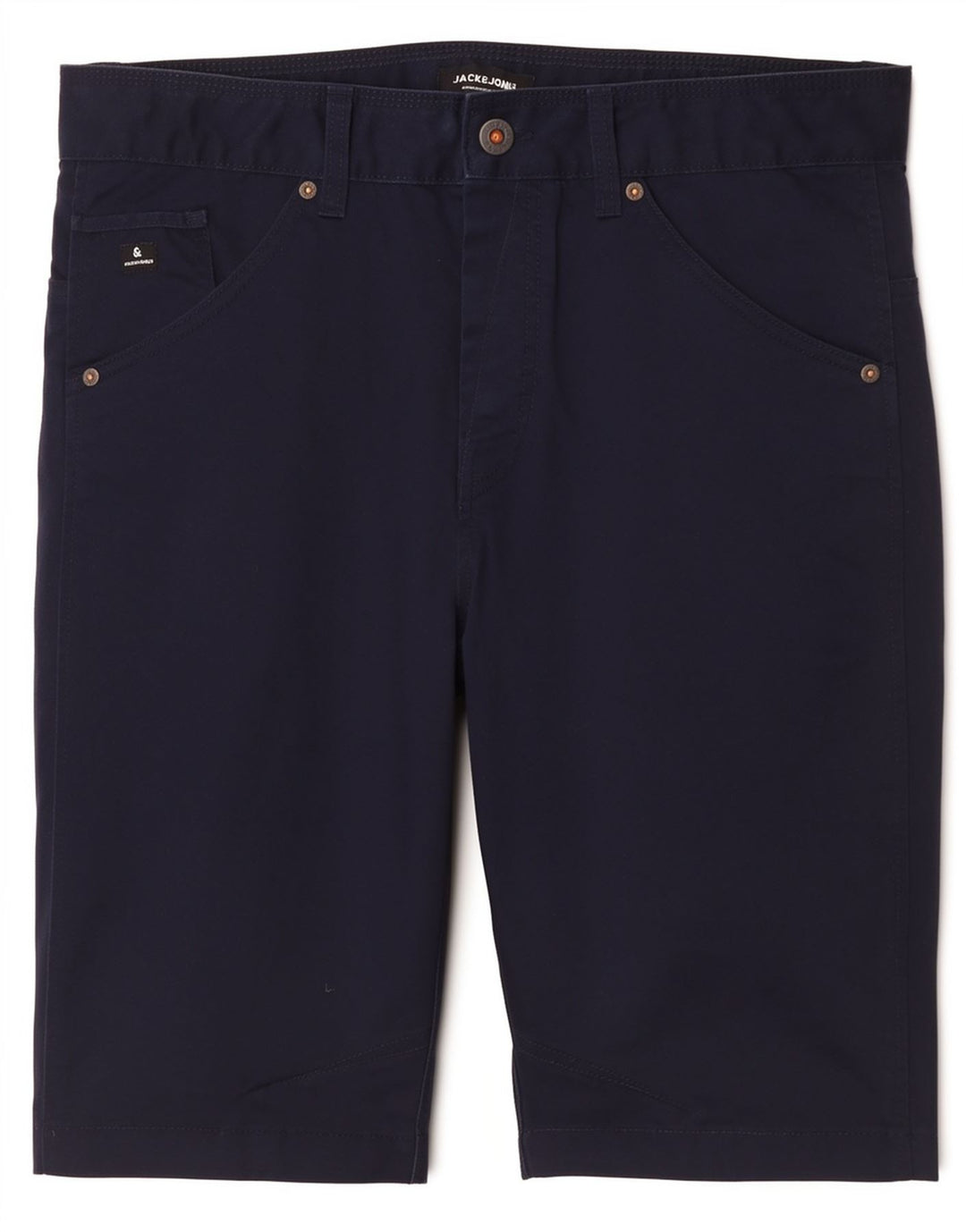 Jack & Jones Herre Chino Shorts Large W34 Navy Blue Polyester