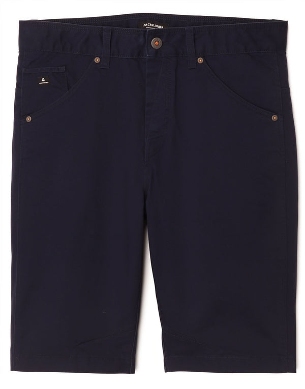 Jack & Jones Herre Chino Shorts Large W34 Navy Blue Polyester