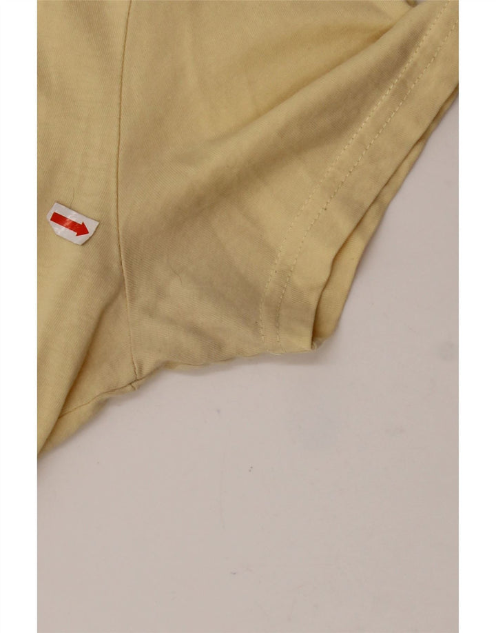 LYLE & SCOTT Herre T-Shirt Top Lille Gul Bomuld