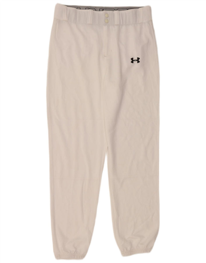UNDER ARMOUR Herre joggers Casual Bukser Large W34 L30 White