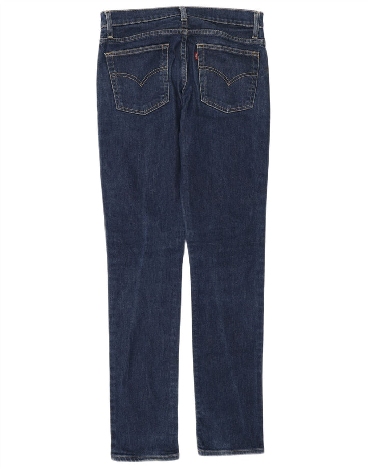 Levi's Slim Jeans til kvinder W28 L34 Marineblå bomuld