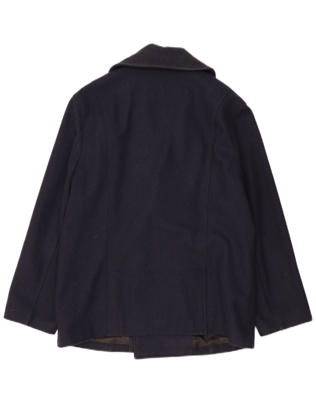 Guess Herre Pea Coat UK 44 2XL Navy Blue Wool