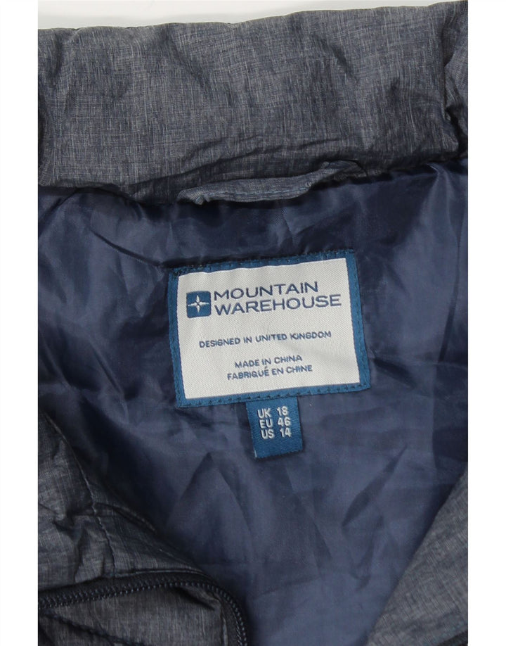 Mountain Warehouse Womens Polstret Gilet UK 18 XL Navy Blue Polyester