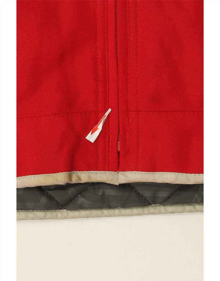 Rip Curl Herre Windbreaker Jacket UK 40 Large Red Colourblock Polyester