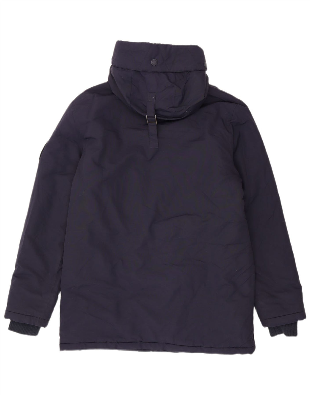 Superdry Parkajakke med hætte til mænd UK 40 Stor marineblå nylon