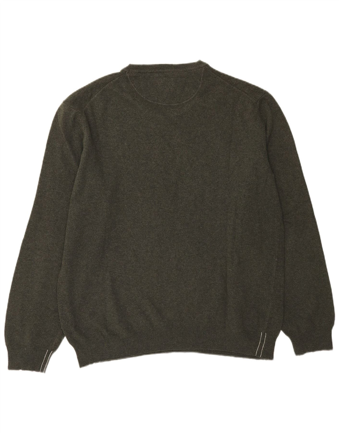 Marlboro Classics Herre Crew Neck Jumper Sweater 2XL Grøn uld