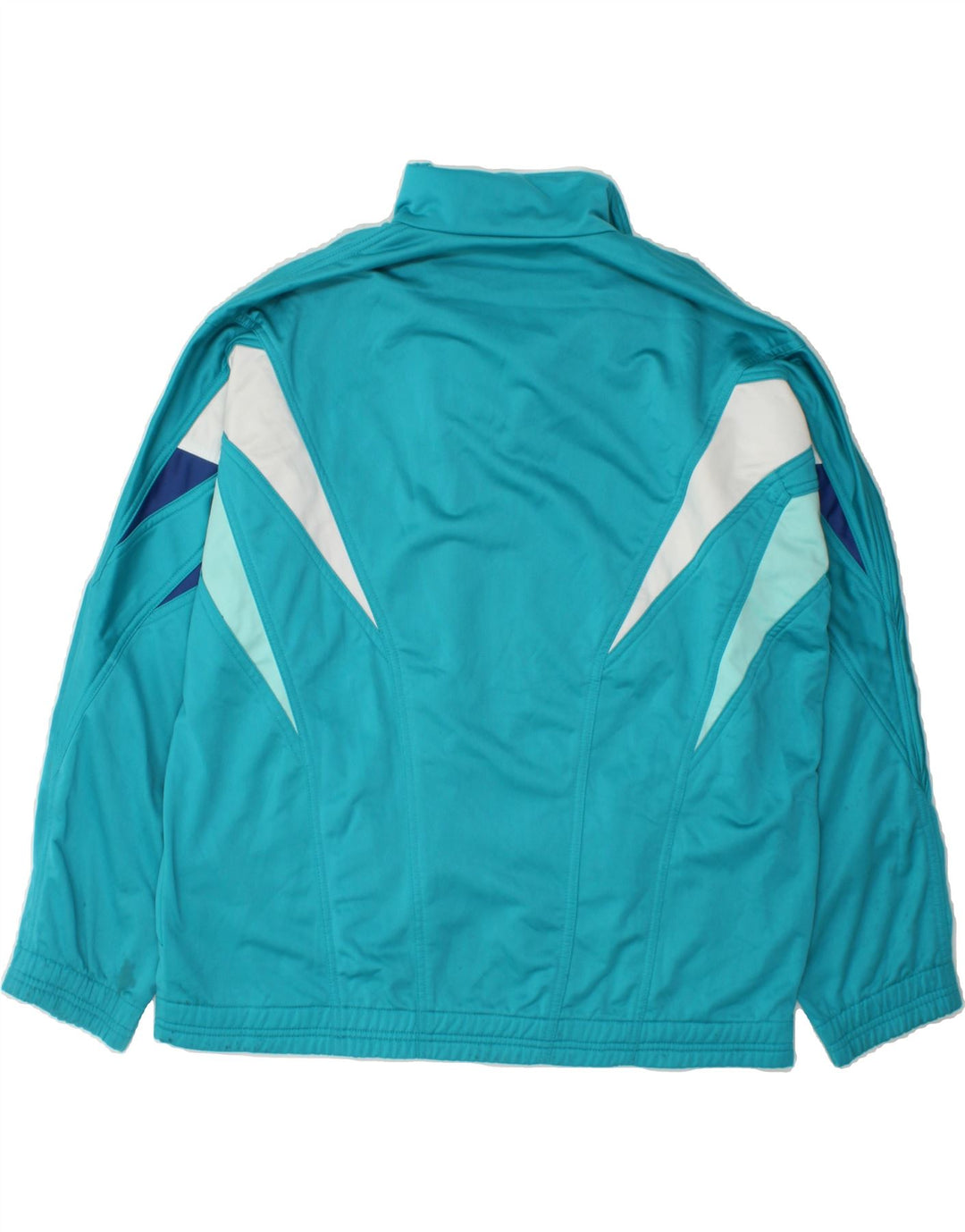DIADORA Mens Tracksuit Top Jacket UK 44 XL Blue Colourblock Polyester Vintage Diadora and Second-Hand Diadora from Messina Hembry 