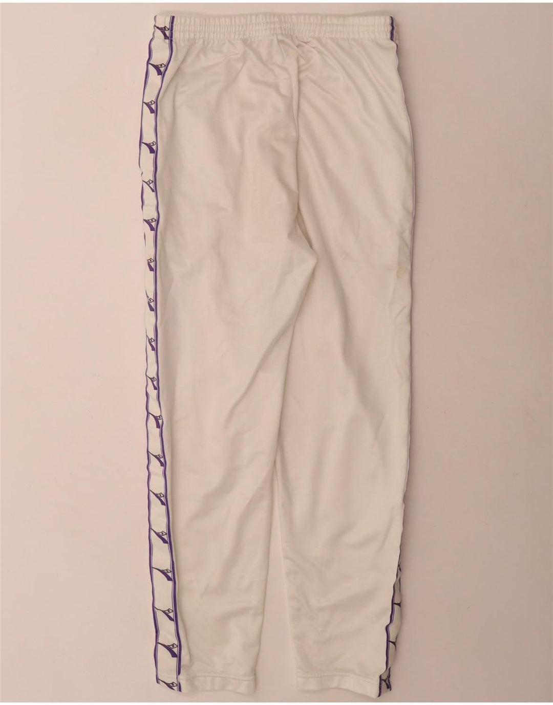 Diadora Womens Grafisk træningsdragt Bukser UK 10 Small White Polyester