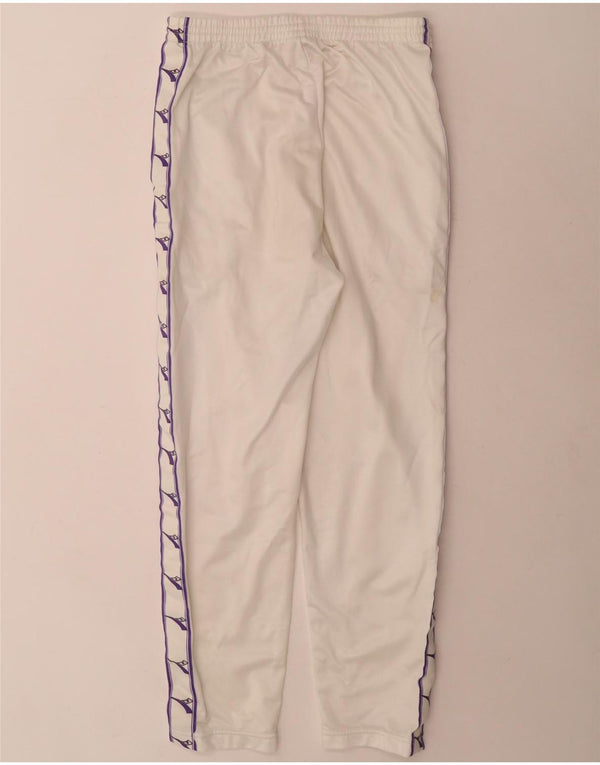 Diadora Womens Grafisk træningsdragt Bukser UK 10 Small White Polyester