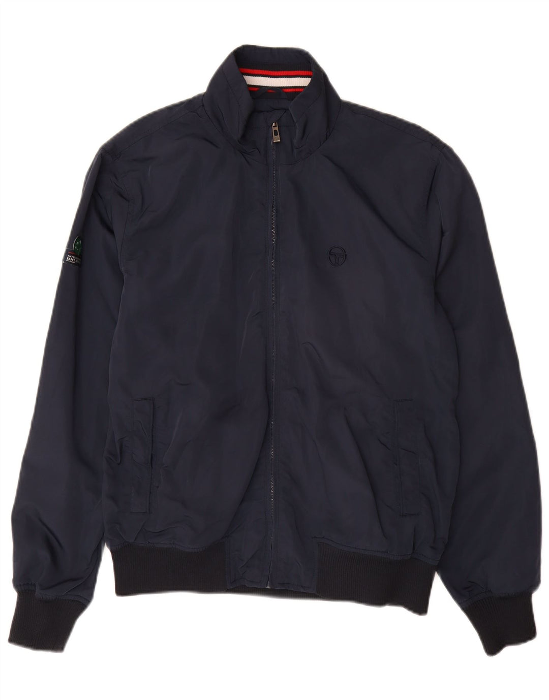 SERGIO TACCHINI Bomberjakke til mænd IT 48 Mellem marineblå polyester