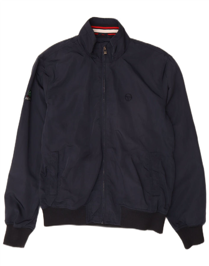 SERGIO TACCHINI Bomberjakke til mænd IT 48 Mellem marineblå polyester