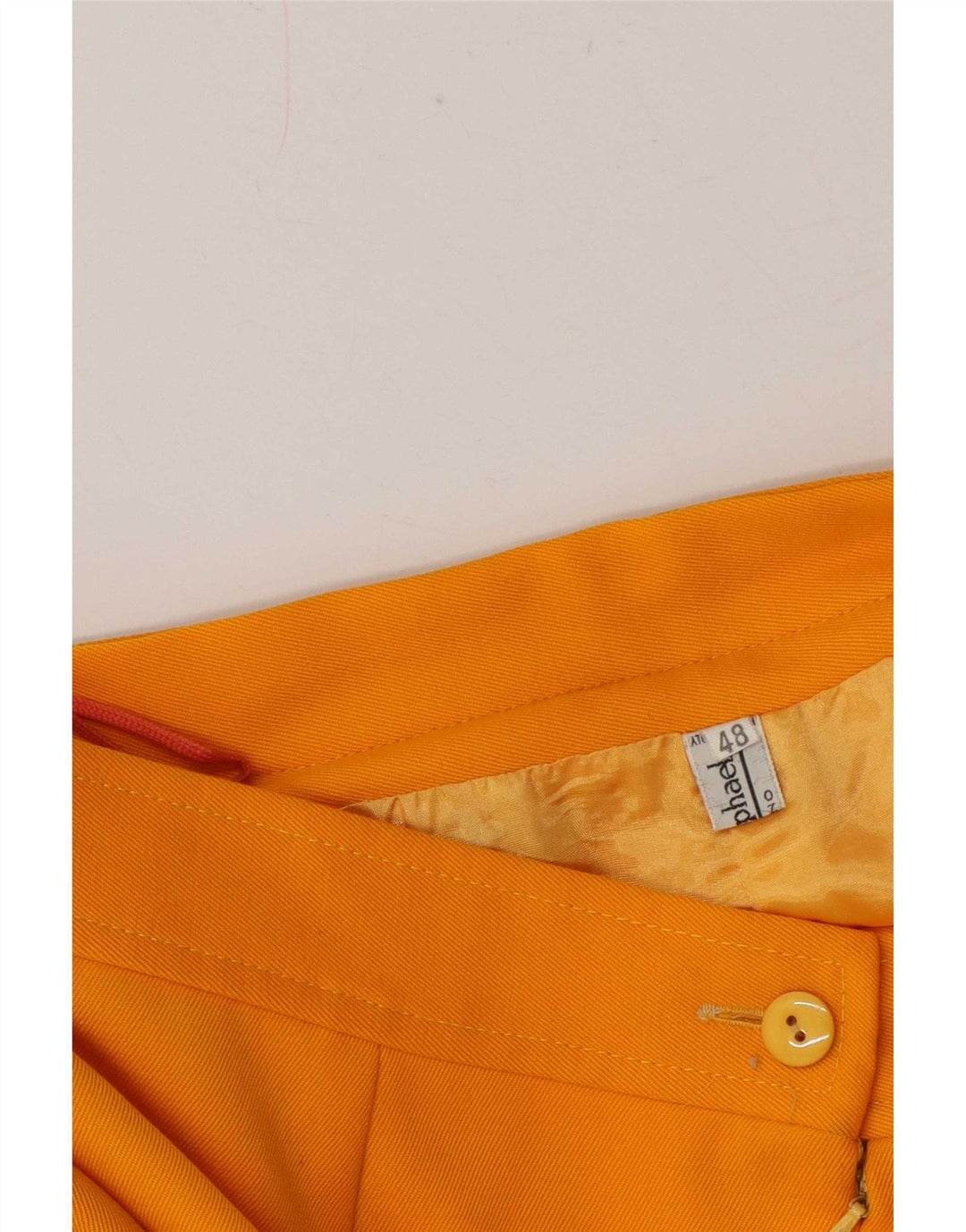 Vintage A-Line nederdel til kvinder W30 Medium Orange Uld