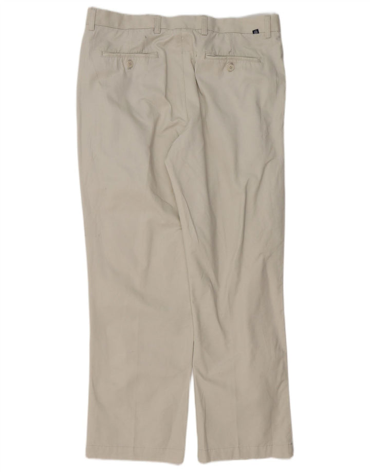 CHAPS Herre Pegged Chino Bukser W36 L30 Hvid Bomuld