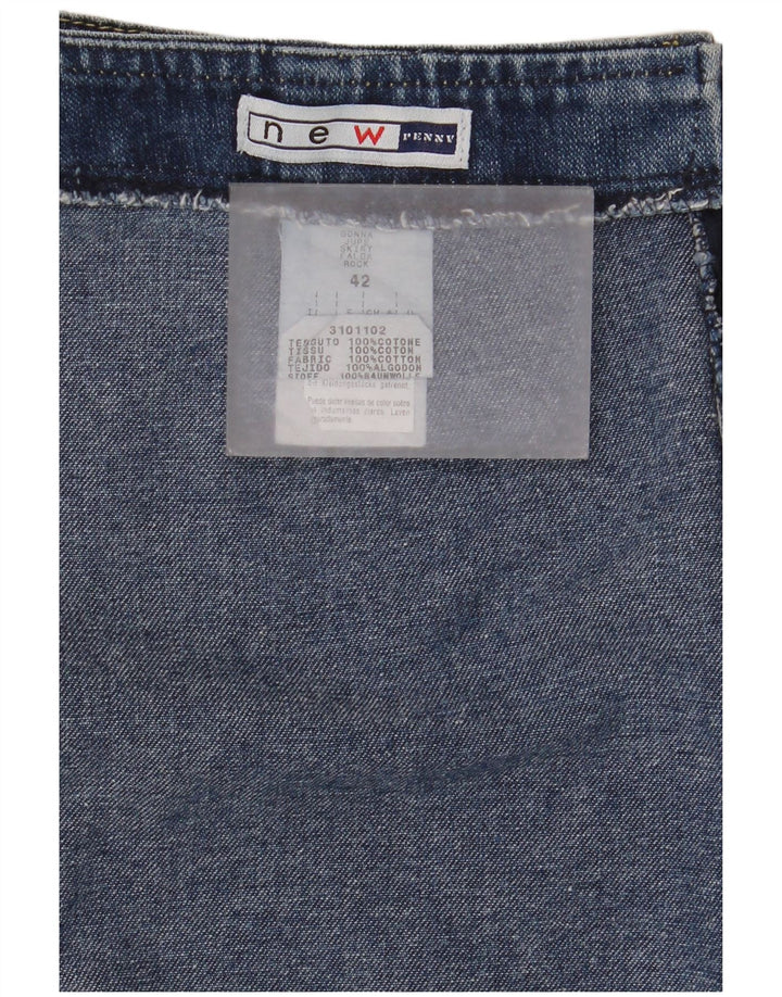 Ny Penny Dame Denim Nederdel Medium W28 Blå Bomuld