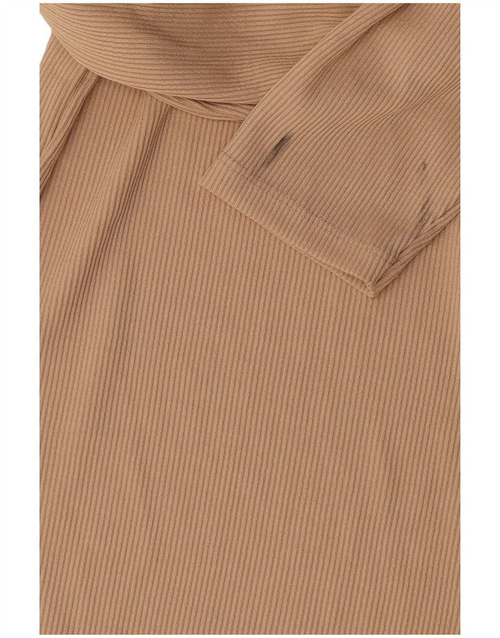 Lipsy Dame Top Langærmet UK 14 Medium Beige Polyester