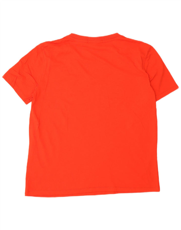 CALVIN KLEIN JEANS Herre T-Shirt Top XL Rød Bomuld