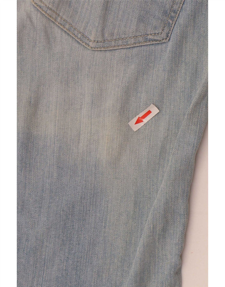 Zara Dame Slim Jeans EU 38 Small W28 L27 Blue Colourblock