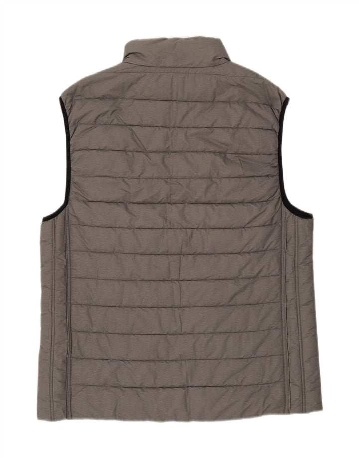 CHAMPION Mens Padded Gilet UK 44 2XL Grey Polyamide Vintage Champion and Second-Hand Champion from Messina Hembry 