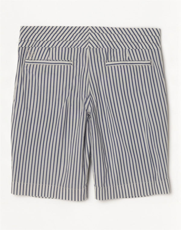 American Eagle Girls Chino Shorts 13-14 år W32 Hvid nålestribet bomuld