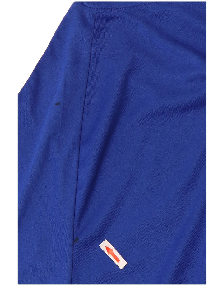 Adidas Herre Climalite T-Shirt Top Stor Blå Polyester