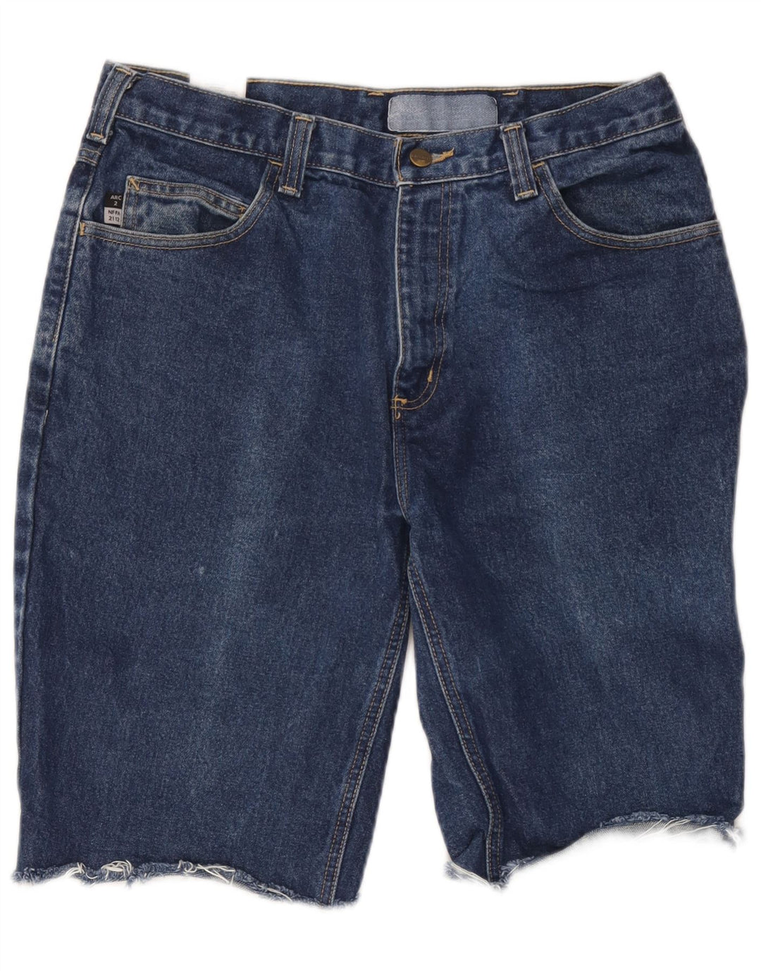 Carhartt Herre Denim Shorts W34 Stor Blå Bomuld