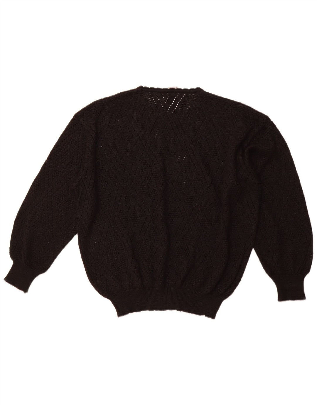 DRALON Dame sweater med rund hals IT 52 2XL Sort Akryl