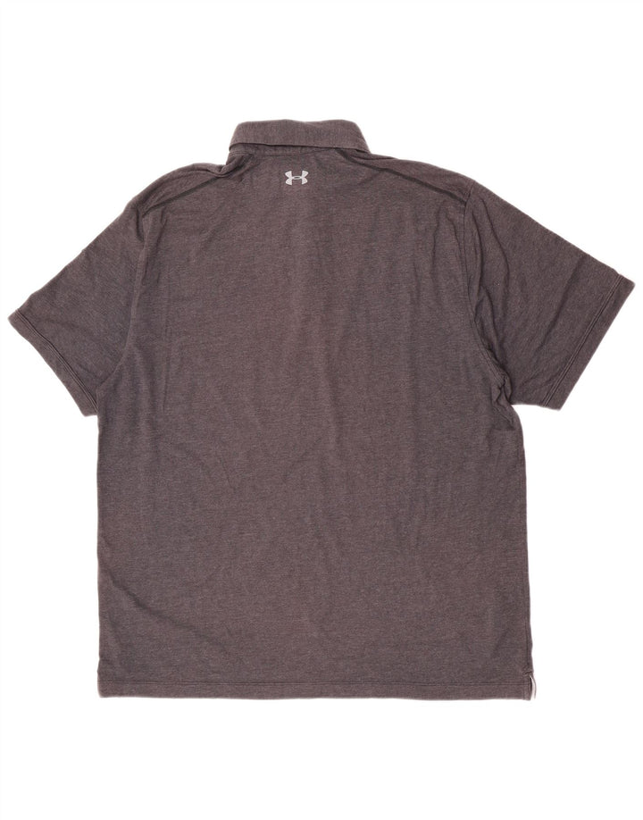 Under Armour Herre Heat Gear Polo Shirt 2XL Grå
