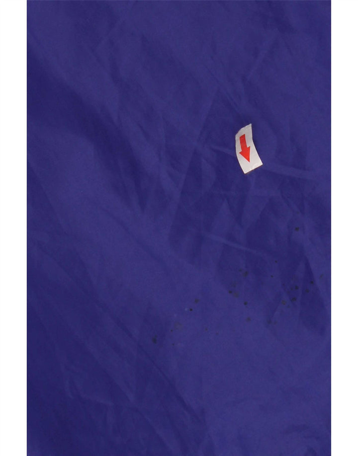 Vintage herre hættetrøje regnjakke UK 40 Stor lilla polyester