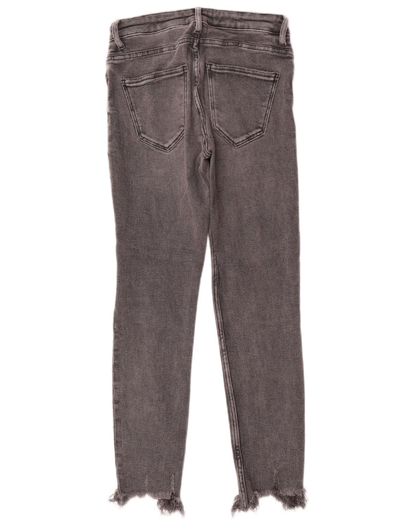 Zara Dame Distressed Skinny Jeans EU 38 Small W28 L27 Grå
