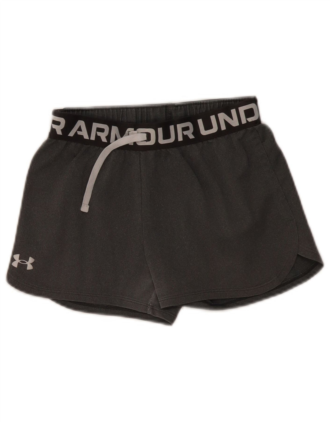 UNDER ARMOUR Piger Heat Gear Grafiske sportsshorts 9-10 år Medium Grå