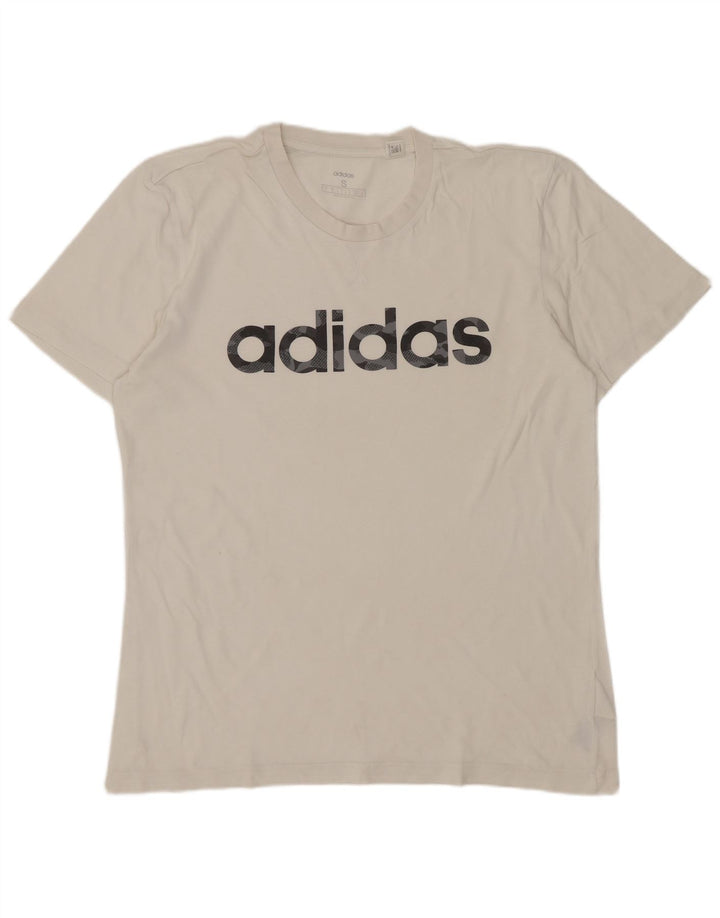 Adidas Herre grafisk T-shirt top lille hvid bomuld