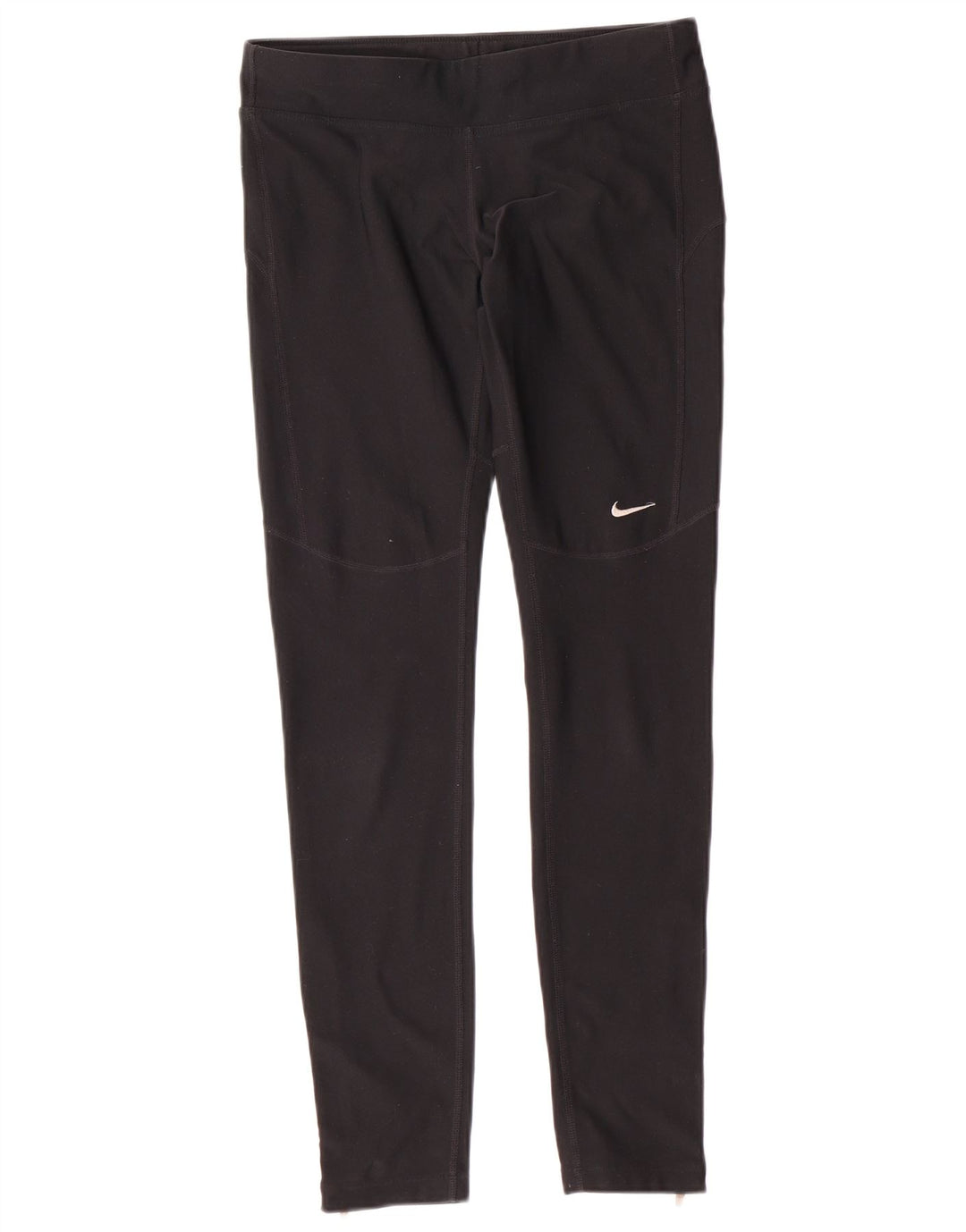 NIKE Dame Leggings UK 10 Lille sort polyester