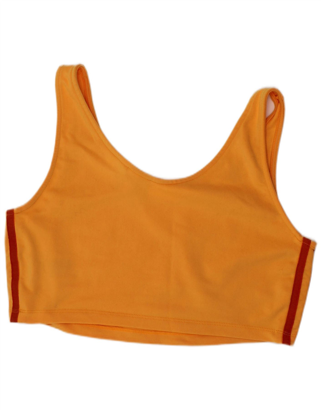 Adidas Dame Sport BH Top UK 14 Medium Orange Polyester