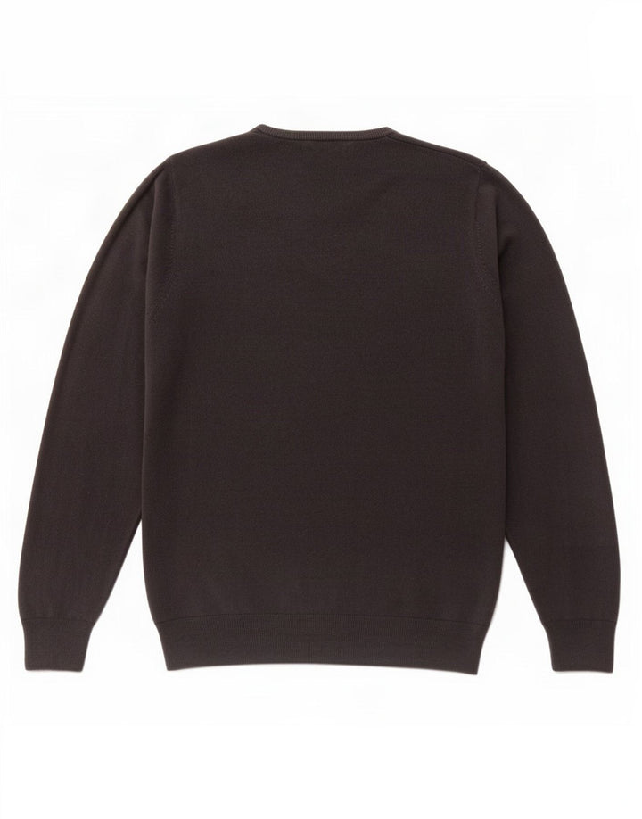 Marks & Spencer Herre V-hals sweater Medium Grå Akryl
