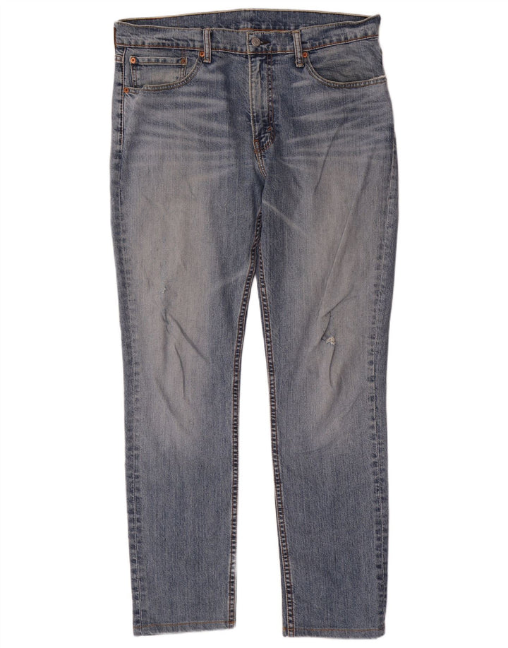 Levi's Herre 511 Slim Jeans W36 L34 Blå Bomuld