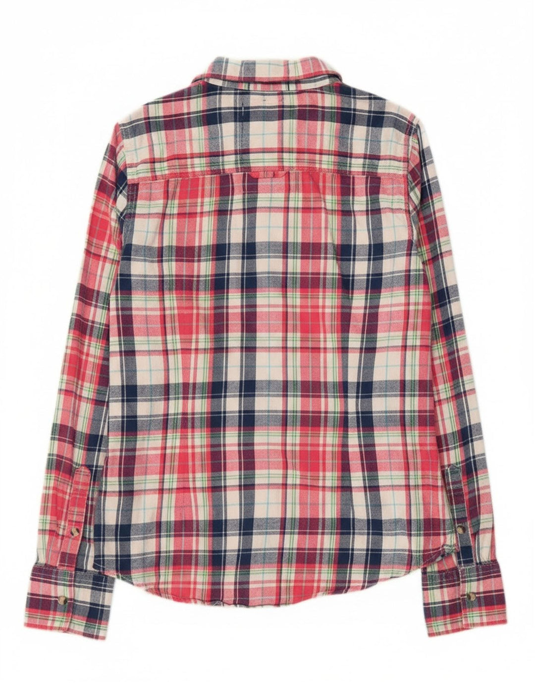 Superdry Womens Classic Fit Flanelskjorte UK 12 Medium Flerfarvet Bomuld