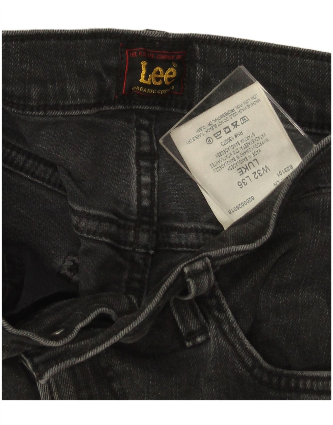 Lee Herre Luke Slim Jeans W32 L36 Grå Bomuld