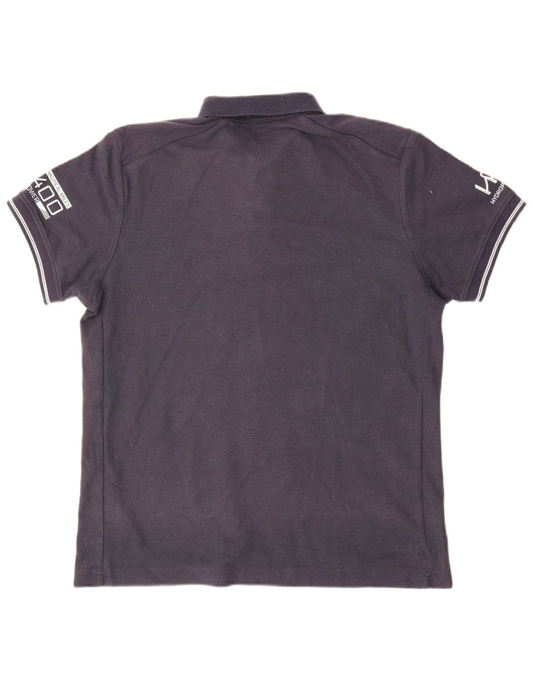 Helly Hansen Herre Grafisk Polo Shirt Medium Navy Blue Bomuld