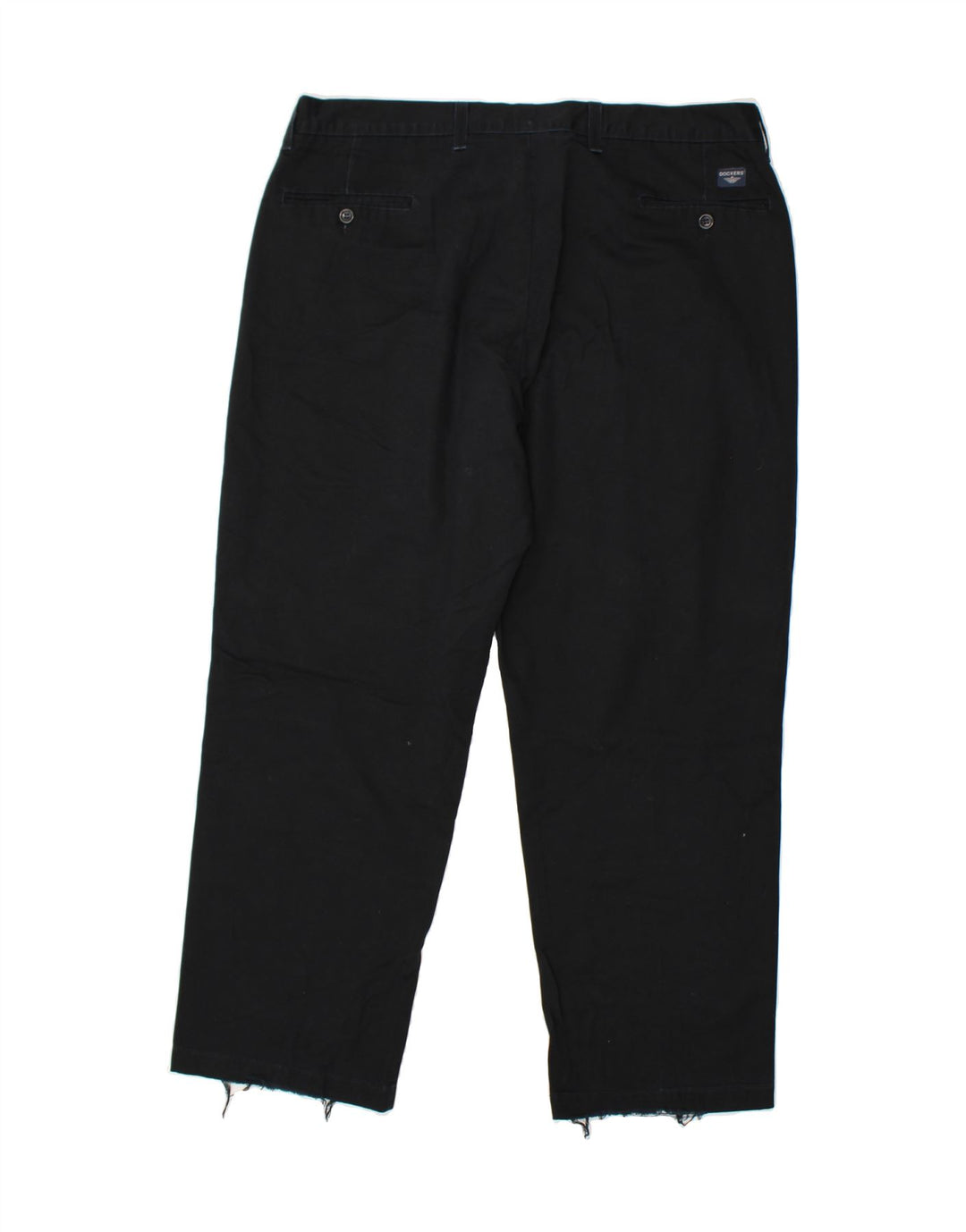 DOCKERS Mens Straight Chino Trousers  W38 L29 Black Cotton Vintage Dockers and Second-Hand Dockers from Messina Hembry 