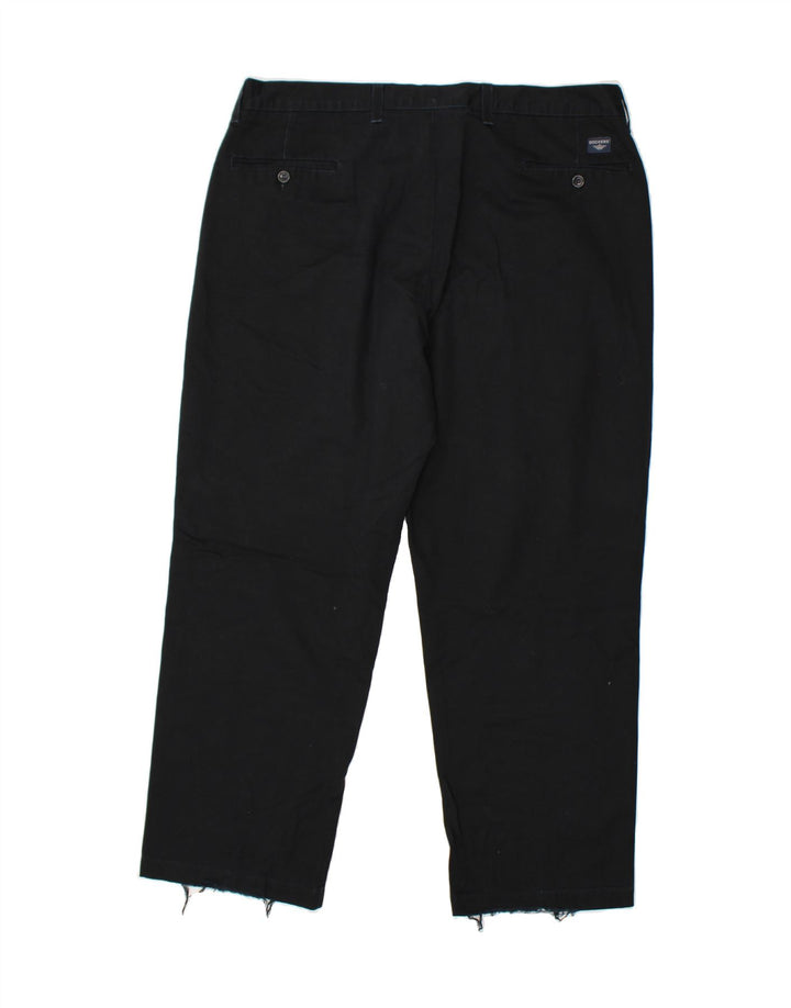 DOCKERS Mens Straight Chino Trousers  W38 L29 Black Cotton Vintage Dockers and Second-Hand Dockers from Messina Hembry 