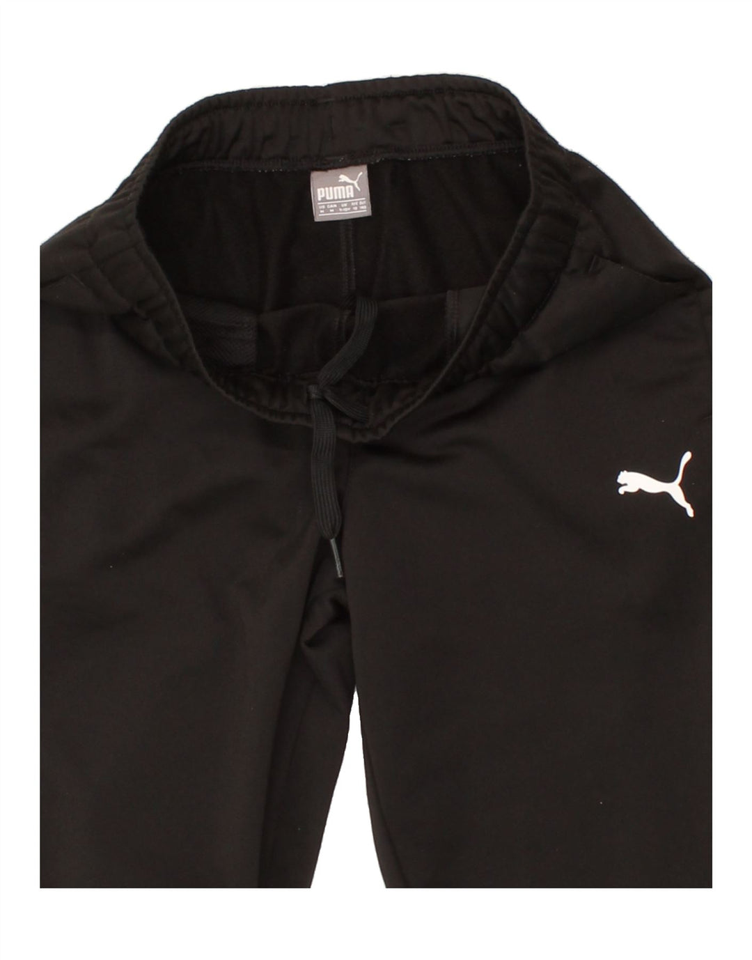 PUMA Boys Tracksuit Trousers 9-10 Years Medium Black Polyester Vintage Puma and Second-Hand Puma from Messina Hembry 
