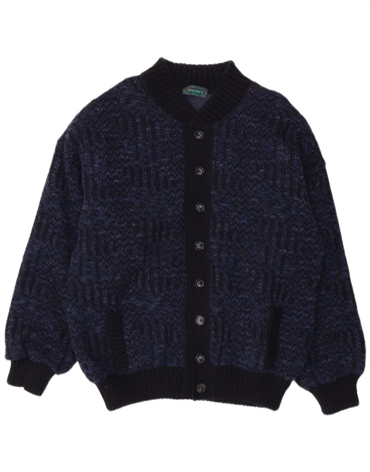 Jockey Herre Cardigan Sweater 2XL Navyblå Flecked Uld